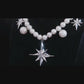 Star & Moon Pearl Necklace