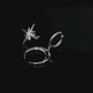 Star & moon ear clip